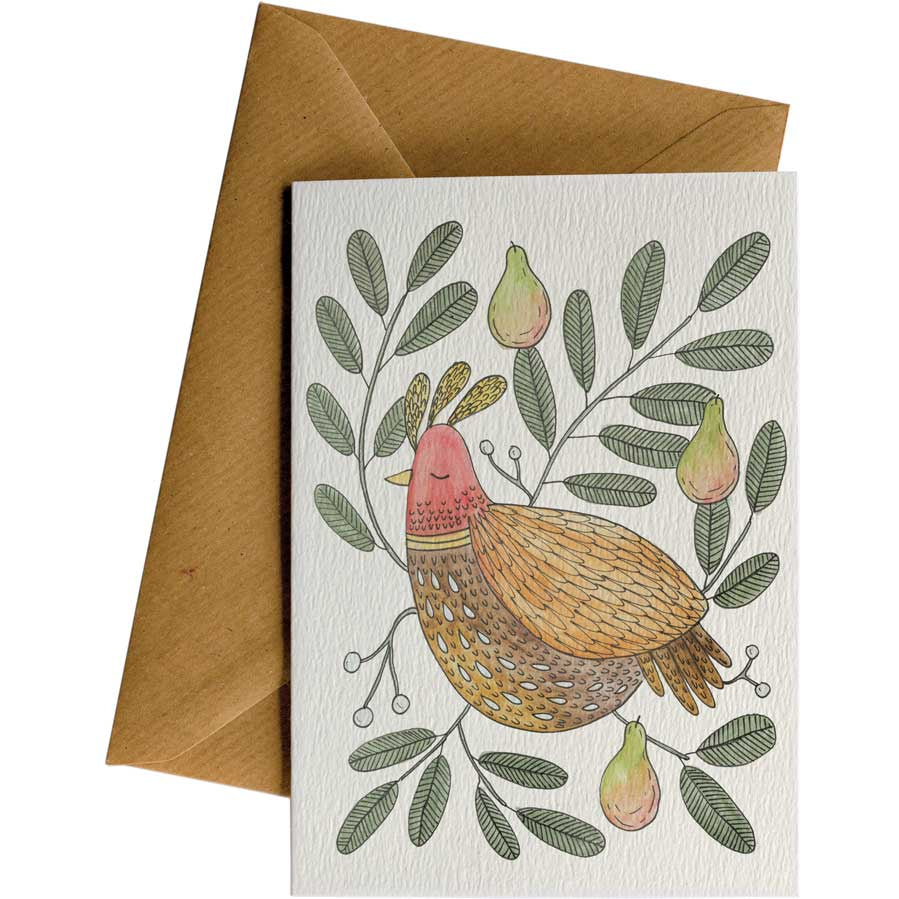Little Difference Partridge in a Pear Tree Card