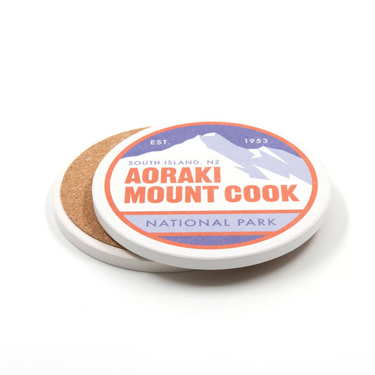 Ceramic Coaster Aoraki Mt Cook