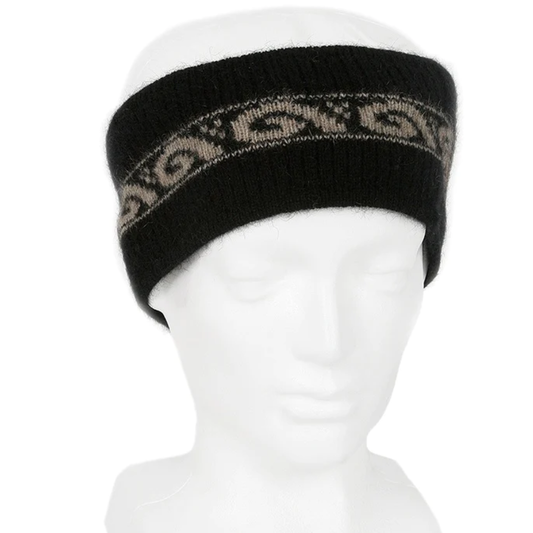 Koru Headband Black & Natural