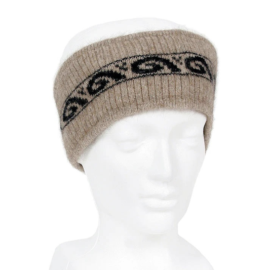 Koru Headband Natural & Black