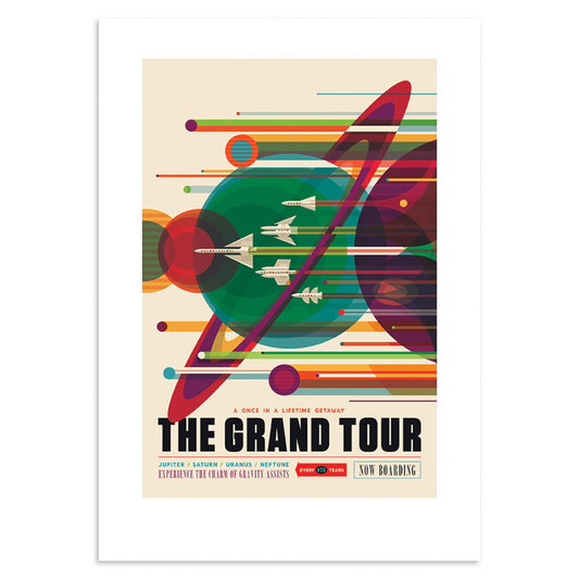 A4 NASA Space Travel Print The Grand Tour