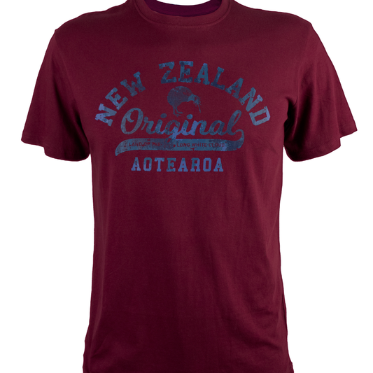 NZ Original Adults Tee Shirt Mulberry