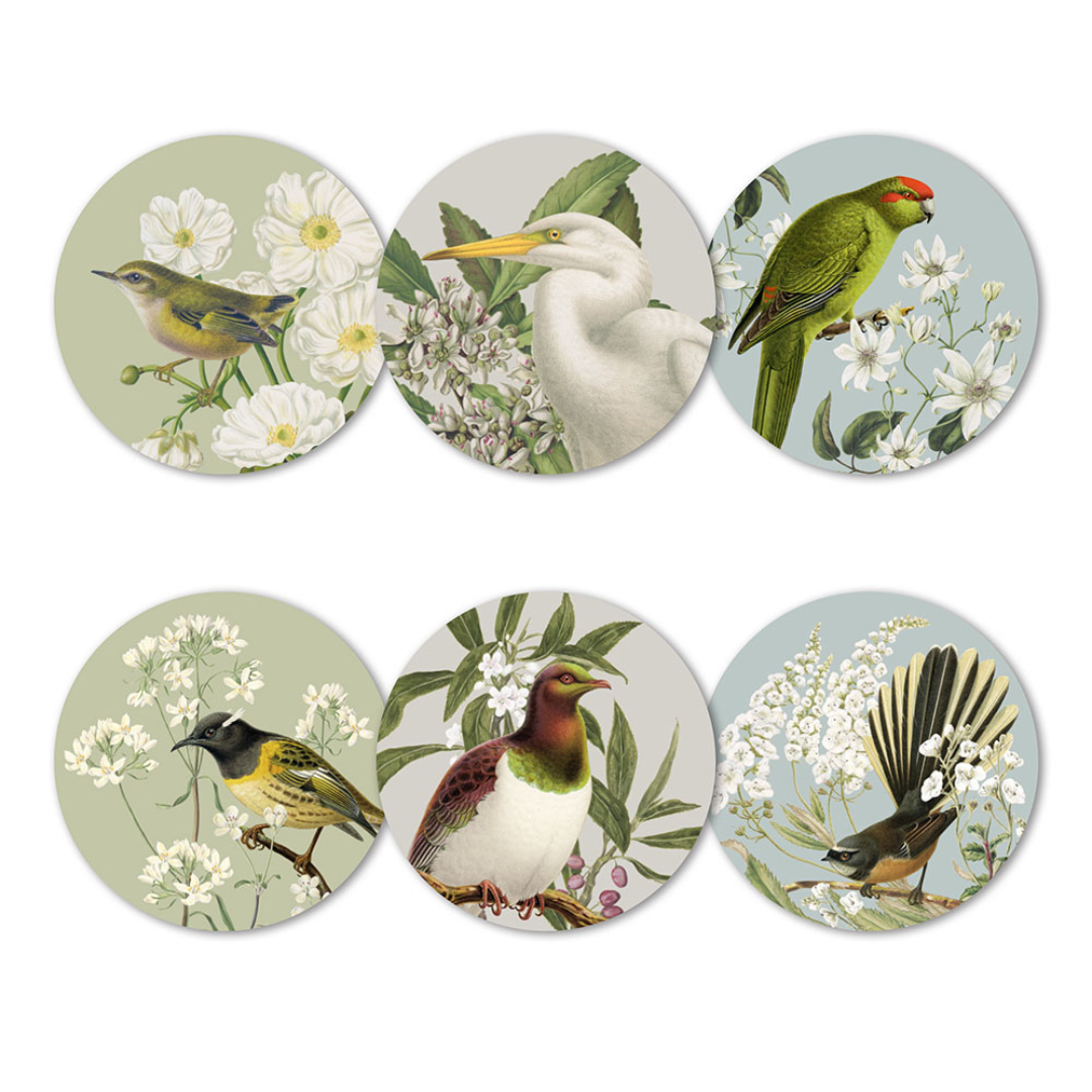 Birds & Botanicals Coasters Boxed Set