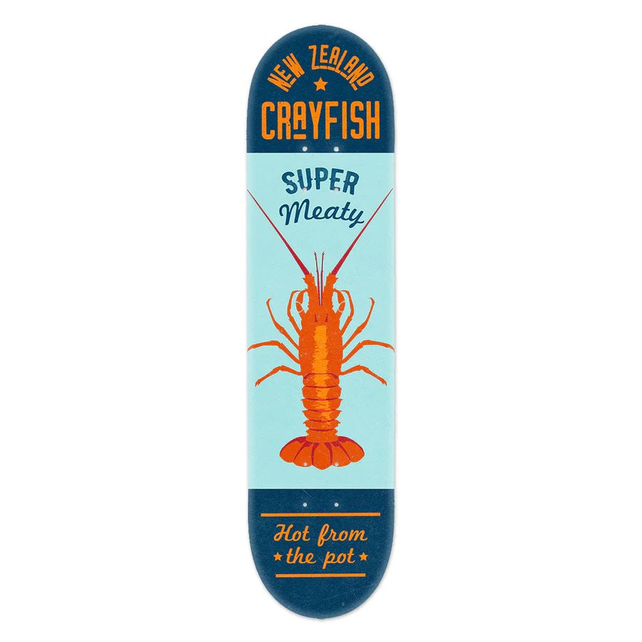 NZ Crayfish Skate Deck Art