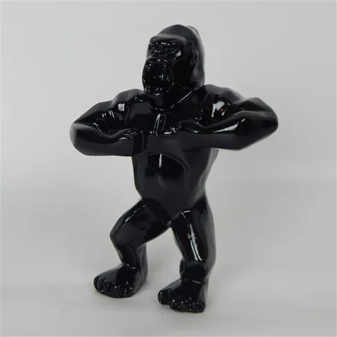 Black Resin  Angry King Kong Gorilla