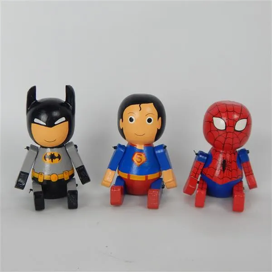 Super Hero Wooden Dolls