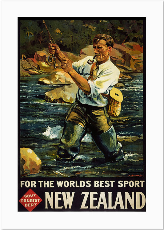 1930s Print World's Best Sport Fisherman