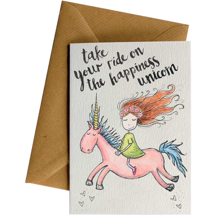 Little Difference Happiness Unicorn Card