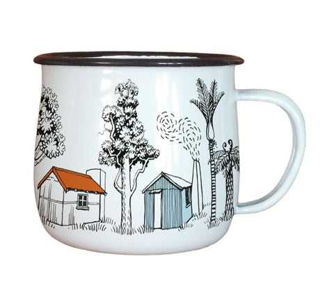 Enamel Cup - Back Country Huts