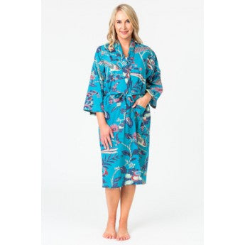 Kimono Robe - Nouveau Turquoise