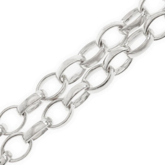 BO3 Sterling Silver Belcher Chain Bracelet