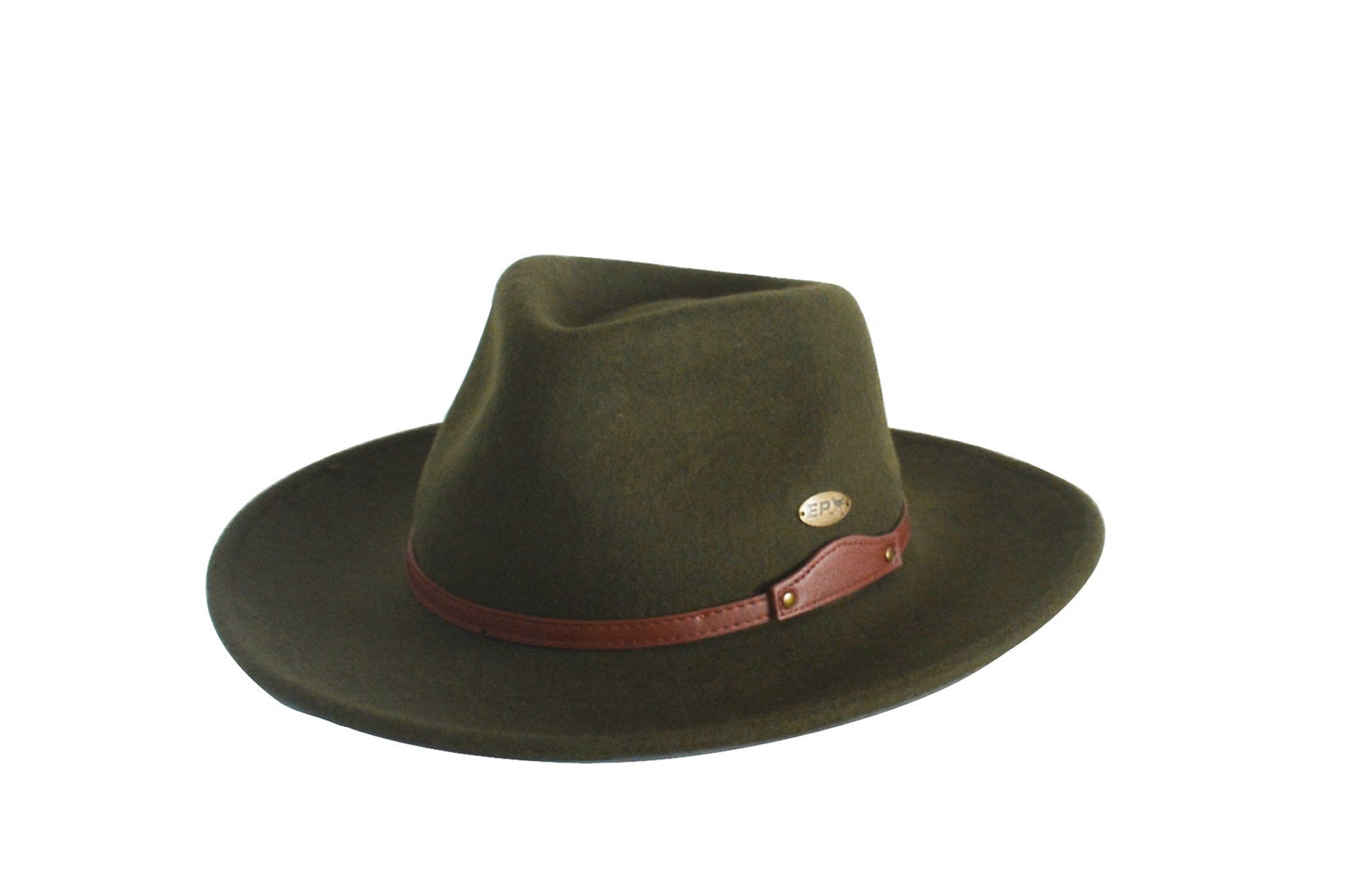 Macca Wool Hat - Olive Green