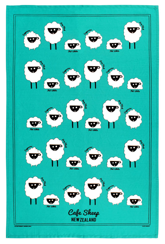Tea Towel - Cafe Sheep