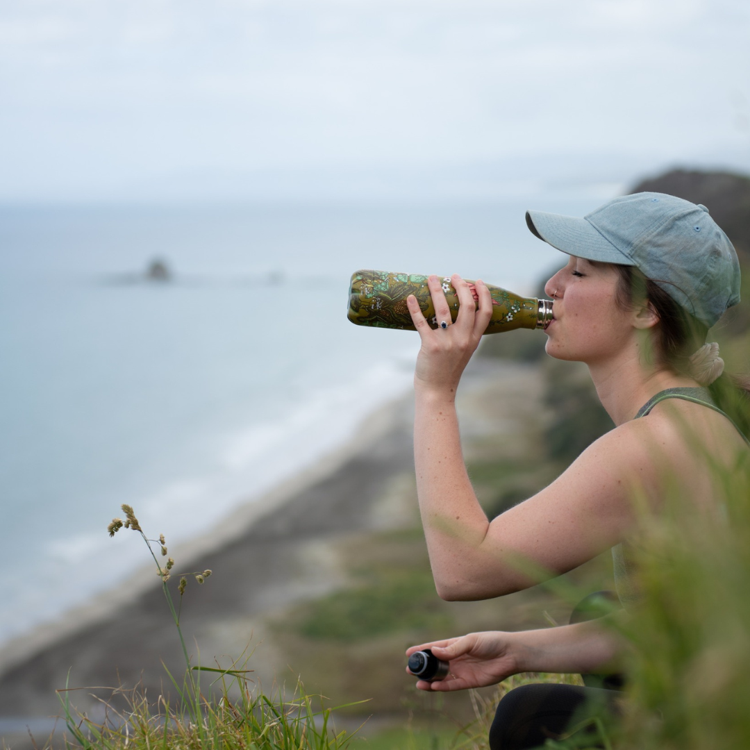 Laura Shallgrass Chunky Stainless Bottle Flora Aotearoa
