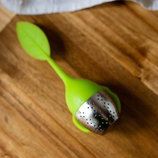 Oku Tea Green Silicon & Stainless In Cup Infuser