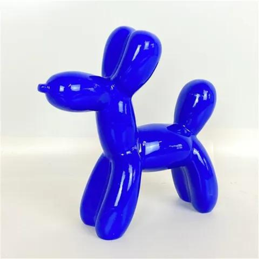 Resin Balloon Dog Bright Blue