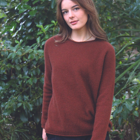 Lothlorian Scroll Jumper Russet