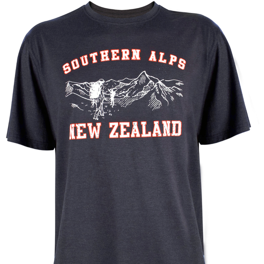 Southern Alps Adults Tee Shirt Smoke