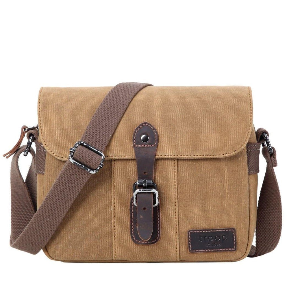 Nomad Camel Waxed Canvas Small Cross Body Bag