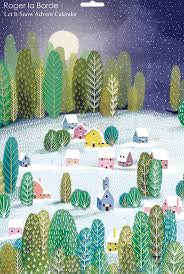 Roger La Borde Christmas Card Pack - Village