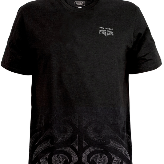 Watermark Tattoo Adults Tee Shirt Black